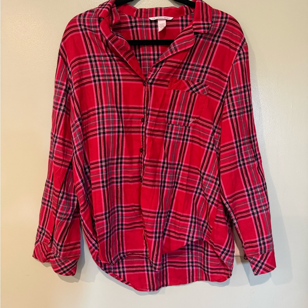 Victoria's Secret Plaid Shirt